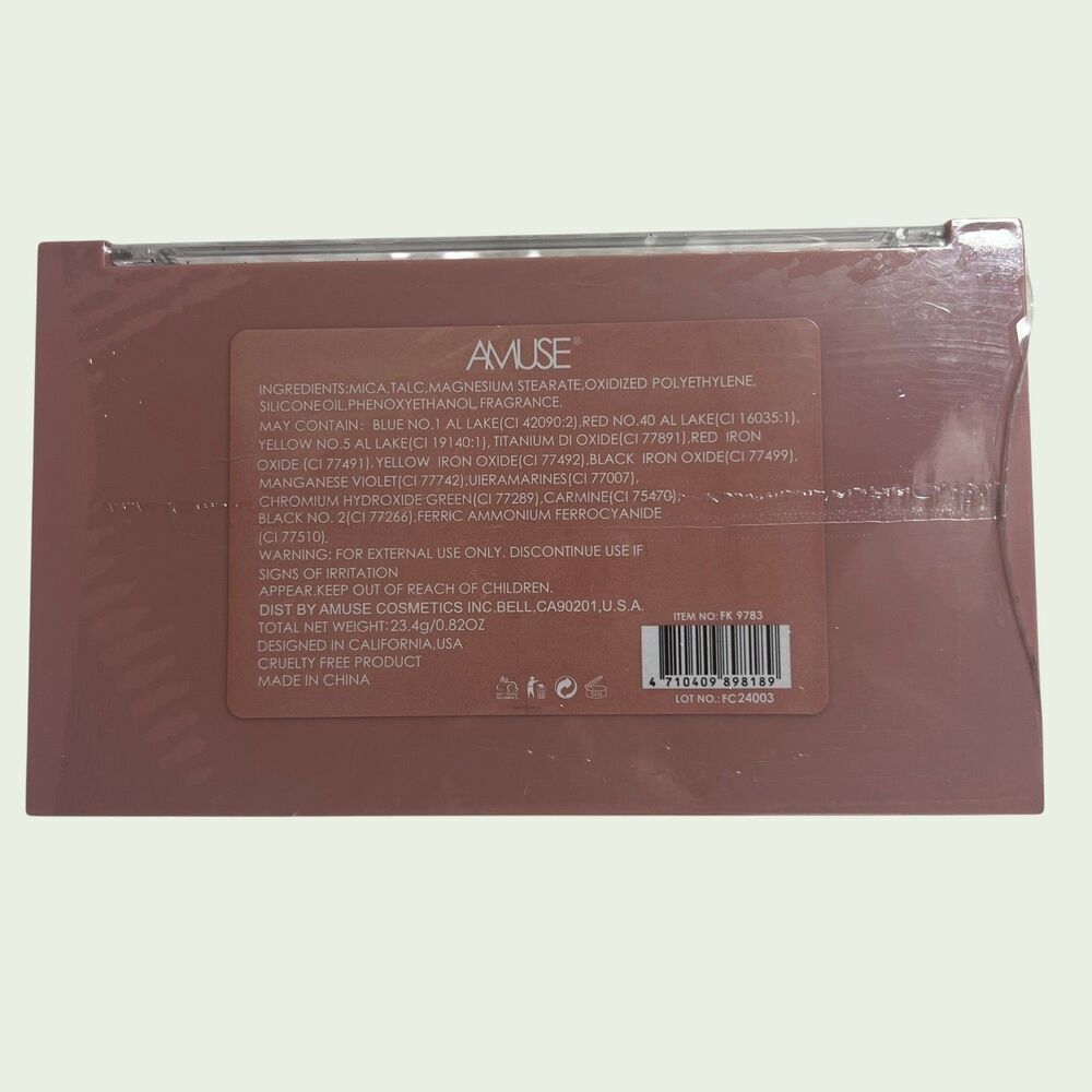Amuse Lovers Lane 18 Color Shadow Palette Matte Shimmer Glitter Brand New - Picture 4 of 16